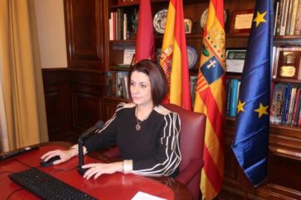 La alcaldesa de Teruel agradece el “comportamiento ejemplar” de los turolenses durante el primer año de pandemia