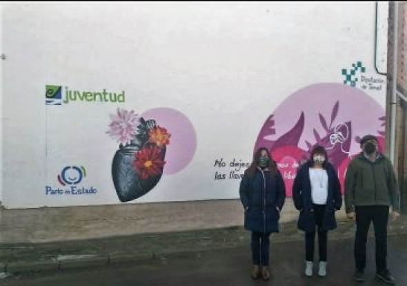 La Diputación de Teruel y el IAJ impulsan la elaboración de murales por la igualdad de género en los municipios