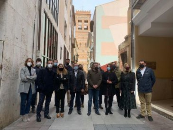 Beamonte (PP) critica en Teruel la “inacción” de los gobiernos nacional y autonómico