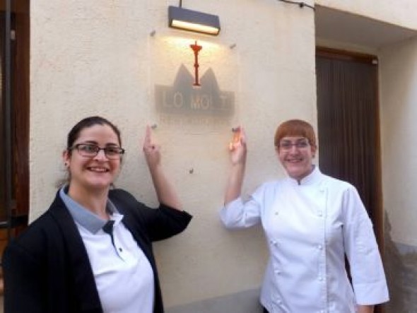 Emma y Claudia, regentan ‘Lo molí’ de Calaceite: “Es difícil llevar un restaurante en Teruel si no hay movilidad ni afluencia de gente”