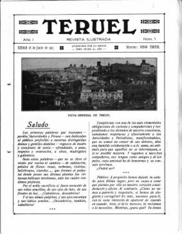 Una revista para el 700 aniversario de los Amantes de Teruel