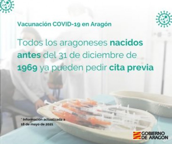 Abiertas las citaciones para la vacuna contra el covid-19 para los nacidos en 1968 y 1969