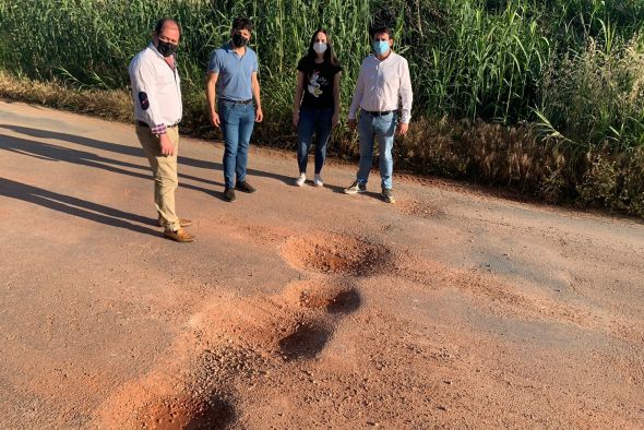 El PP exige urgencia al Ayuntamiento de Alcañiz en la reparación y conservación de los caminos rurales