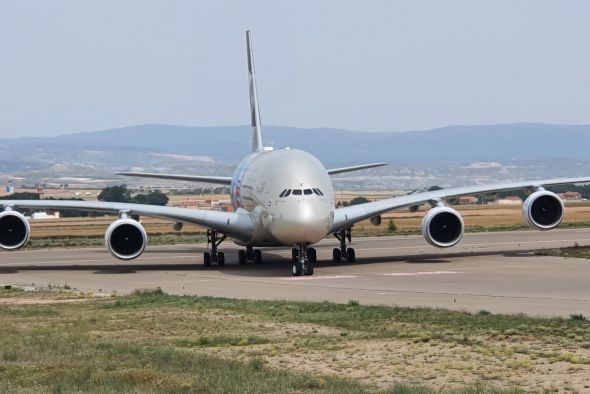 Tarmac ya guarda en el Aeropuerto de Teruel 21 unidades del A380, el avión de pasajeros más grande del mundo