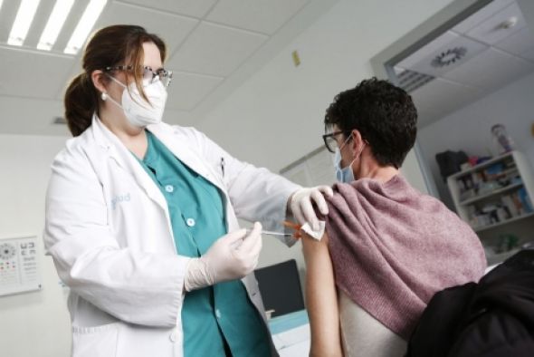 Aragón ya ha administrado 1.317.804 vacunas, 548.470 de segundas dosis