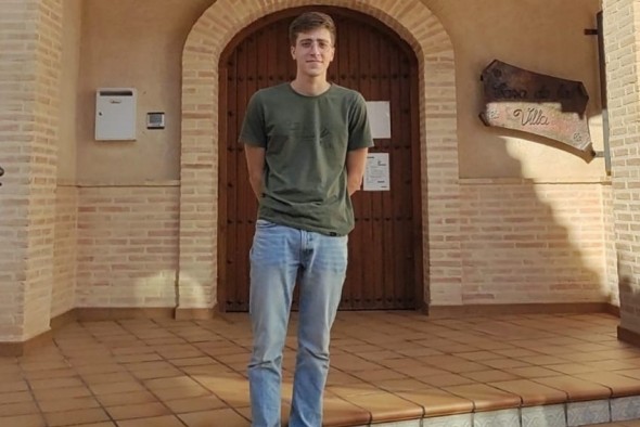 Rodrigo Ubé, estudiante del 'Erasmus rural': “Conocer lo que es trabajar en un pueblo es una oportunidad que abre miras”