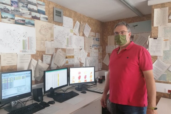 José Fernando González Garzón, jefe de la Sección de Incendios Forestales en Teruel: “Estos días no se debe hacer fuego en el campo, ni aun en los sitios habilitados”