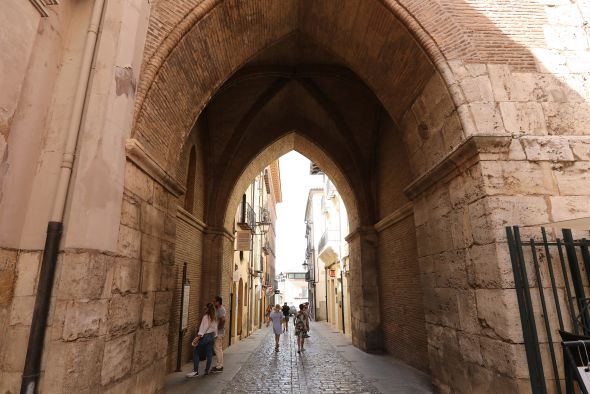 La calle del Salvador de Teruel, cortada por obras el miércoles y jueves de 8 a 16 horas