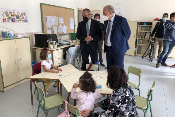 El colegio de Argente ha abierto una nueva aula con 12 alumnos después de diez años con una única clase