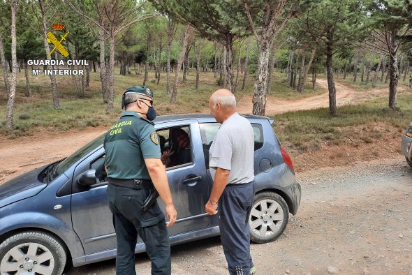 La Guardia Civil de Teruel auxilia a más de 20 personas en los primeros días de la campaña de recogida de setas