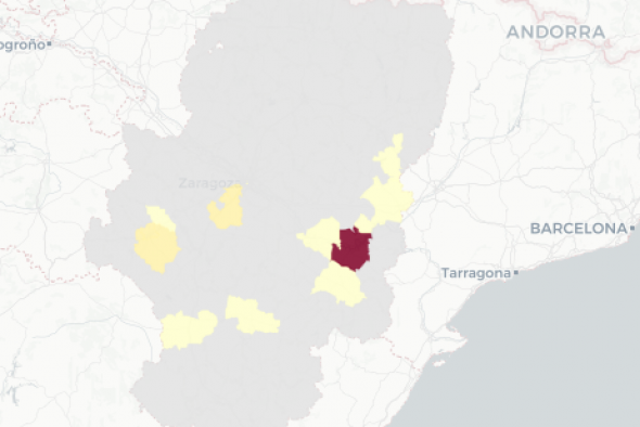 Teruel comunica tres casos de covid repartidos en Alcañiz, Utrillas y Monreal