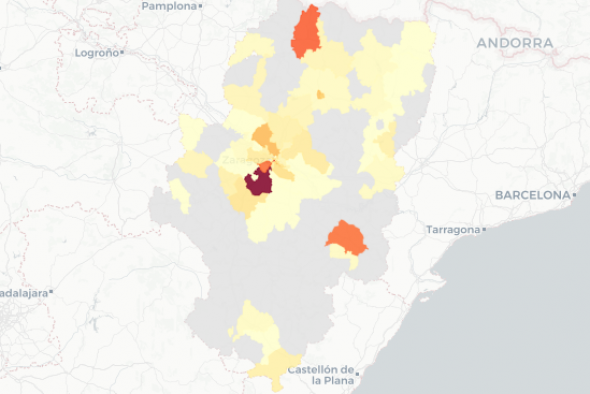 La provincia de Teruel notifica otros 26 contagios de covid, 17 en Alcañiz