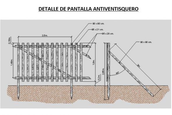 El Mitma licita por más 889.000 euros la colocación de pantallas antiventisqueros en tramos de carreteras en Teruel