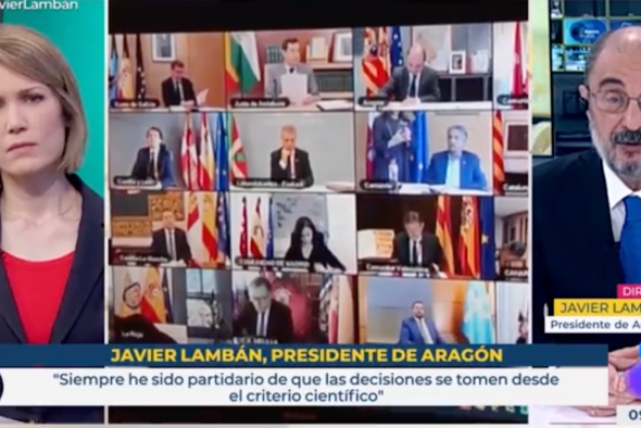 Lambán no ve factibles restricciones en Aragón por la covid antes de Navidad