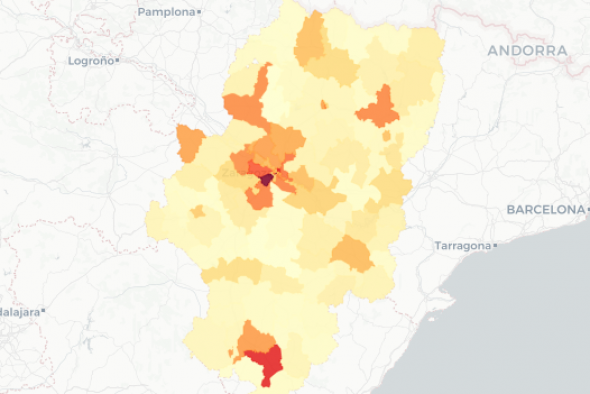 La provincia vuelve a batir el récord de contagios en una jornada: 590 con la capital (226) y Alcañiz (67) a la cabeza