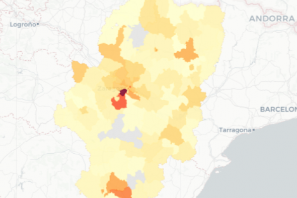 Teruel rompe la racha de cinco días con descenso de casos y suma 417, 64 más que la jornada anterior