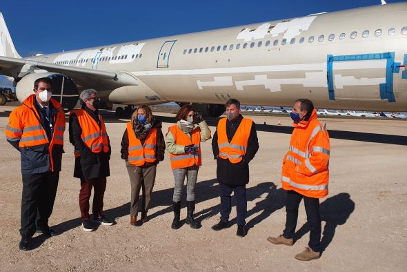 El Aeropuerto de Teruel alcanzará las 400 plazas de estacionamiento de aeronaves tras la ejecución del Proyecto de Interés General de Aragón