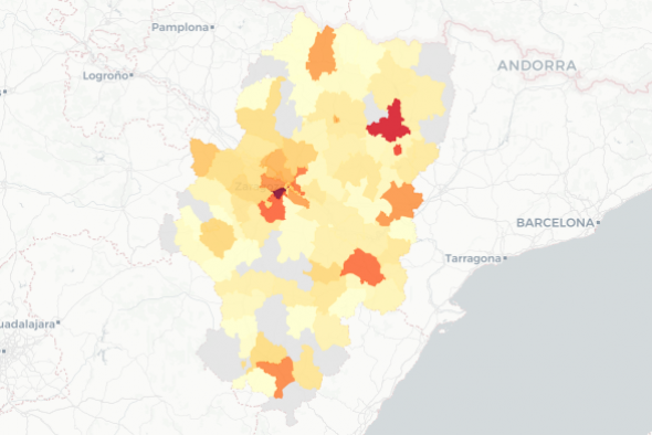 Teruel ha notificado 166 positivos, 110 menos que hace una semana y 16 menos que el día anterior