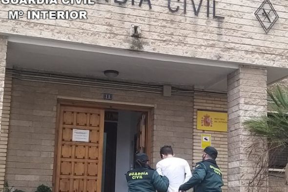 La Guardia Civil de Alcañiz detiene al presunto autor de un delito de robo con violencia