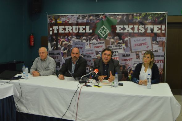 Teruel Existe pide resultados a los gestores de Motorland y apoya sin fisuras el proyecto vertebrador