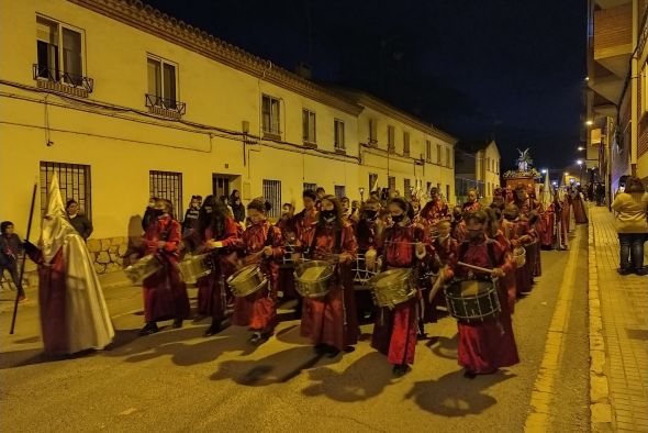 El paso de la Oración del Huerto ya espera en la iglesia de San Martín de la capital