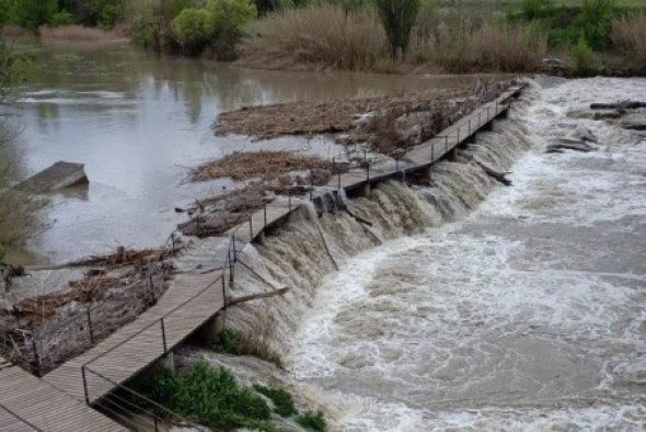 El grupo municipal del PAR en Alcañiz lamenta el estado de la ribera del Guadalope tras la última riada
