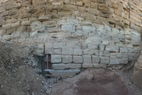 El Ayuntamiento de Alcañiz restaurará un tramo muy deteriorado de la muralla del Cuartelillo