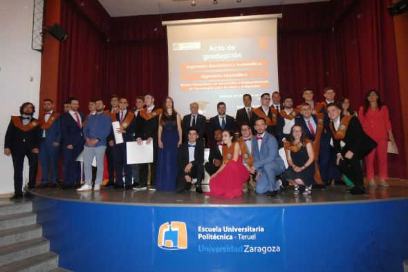 Las graduaciones universitarias resaltan la calidad y cercanía de la formación en Teruel