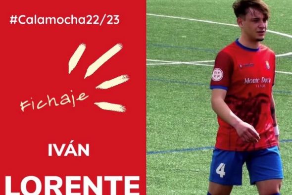 Iván Lorente ocupará una de las fichas sub 23 del CF Calamocha