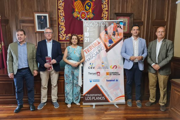 Teruel acogerá tres partidos de la selección española de voleibol este mes de agosto