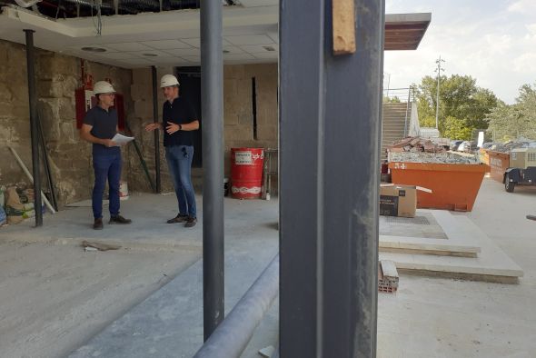 Comienzan las obras para trasladar el Aula de la Uned a los Torreones de Alcañiz