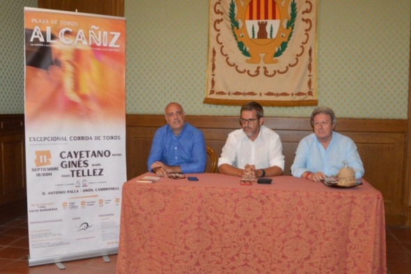 Cayetano Rivera, Ginés Marín y Ángel Téllez torearán en  las fiestas de Alcañiz