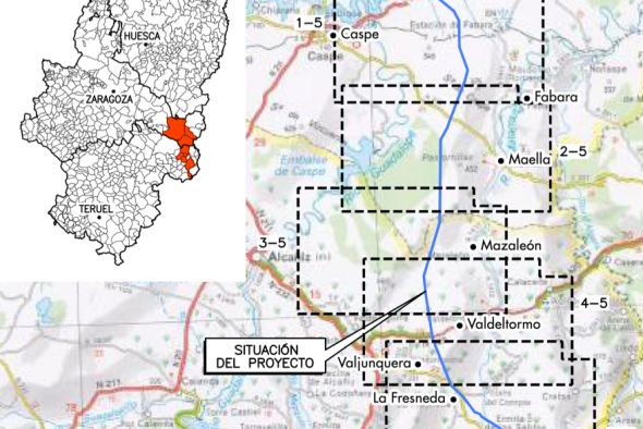 Valdeltormo ratifica su rechazo a la linea  de alta tensión entre Caspe y Valderrobres