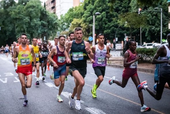 Luis Agustín, primer turolense en la Media Maratón de Valencia