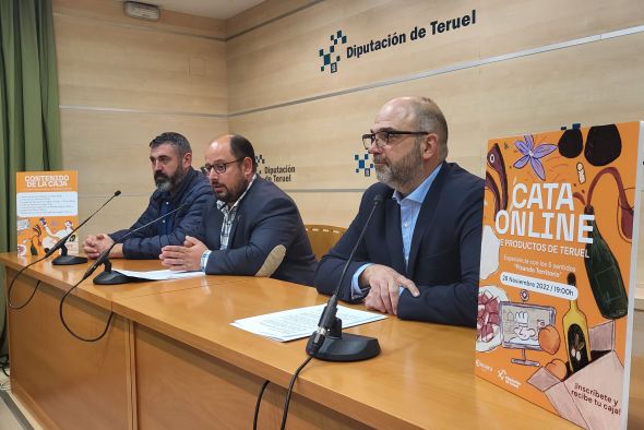 La Diputación de Teruel organiza una cata online de productos agroalimentarios para 600 personas