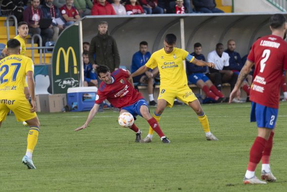 El CD Teruel cae con dignidad en la Copa del Rey por 0-1 ante una UD Las Palmas de otra categoría