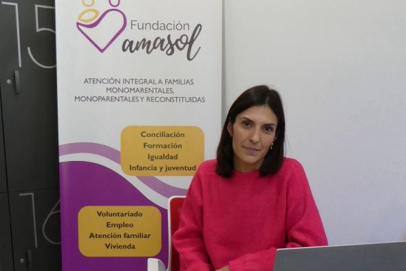 La Fundación Amasol atiende en Teruel a 38 familias monoparentales