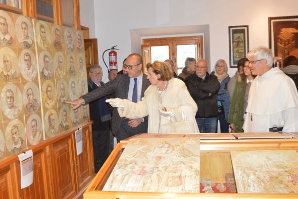 Nati Cañada dedica su exposición antológica en el Monasterio del Olivar a su esposo, José Luis Monaj