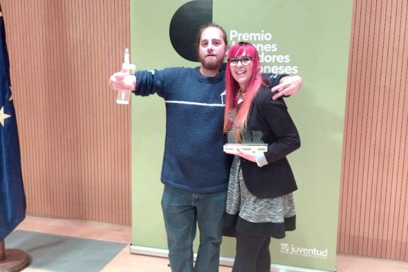 Roberto Morote, galardonado en la quinta edición de los Premios Jóvenes Creadores de Aragón