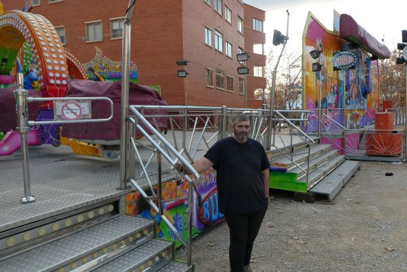 Ángel Barata, tesorero de la Asociación Turolense de Feriantes: Volvemos a Teruel porque era la única ciudad que no tenía un Parque Infantil de Navidad