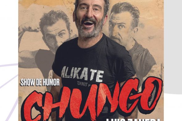 El actor gallego Luis Zahera llega al Teatro Marín de Teruel el 27 de enero con su espectáculo de humor 'Chungo'