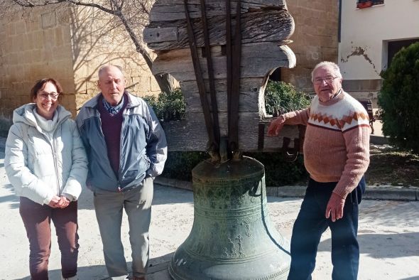 Dos siglos después, la campanas salen de La Portellada para ser restauradas