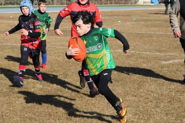 Teruel se convierte en la capital  del rugby de formación por un día