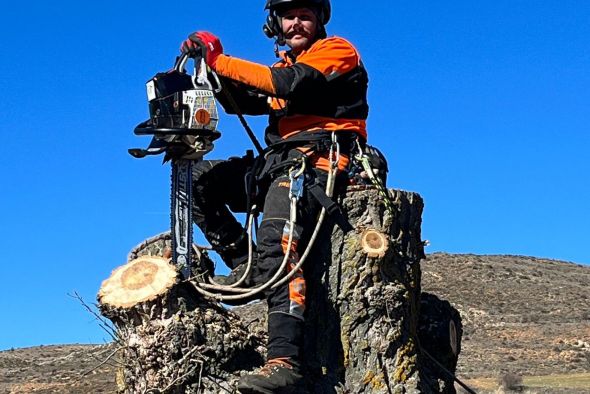 José Orduña, arborista: La escamonda de los chopos responde a una necesidad del hombre de tener leña y vigas