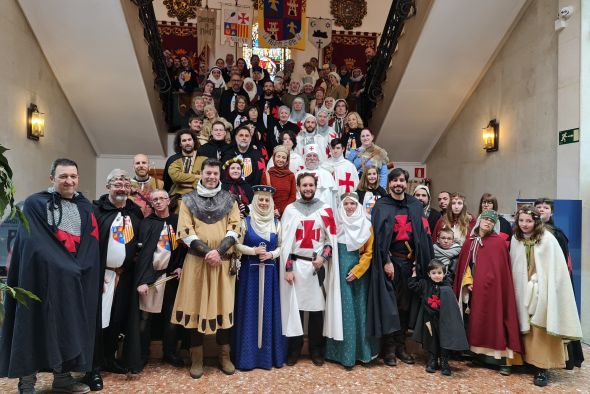 El Ayuntamiento de Teruel recibe a una delegación de Monzón