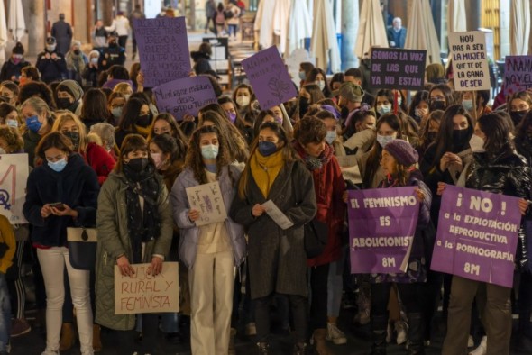 La Asamblea 8M y la Coordinadora  Feminista convocan una manifestación en Teruel en el Día Internacional de la Mujer