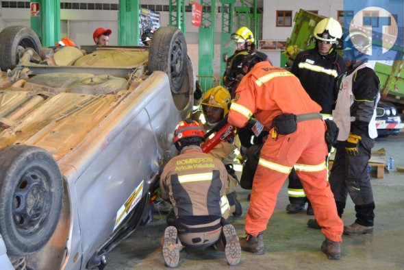 Los talleres de rescates en accidentes de tráfico cierran en Alcañiz su mejor edición