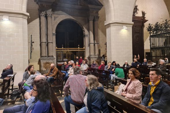 Alumnos del Conservatorio de Teruel, en el Ciclo de Órgano de la Catedral