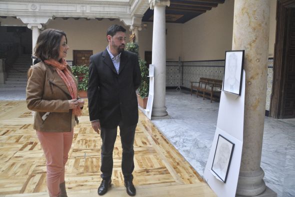 Adrián Galve Pérez expone una veintena de dibujos en el Claustro del Obispado