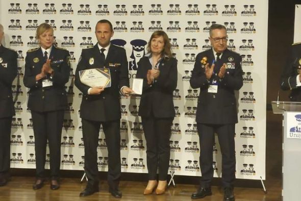 El jefe de la Policía Local de Teruel recibe una condecoración a nivel nacional